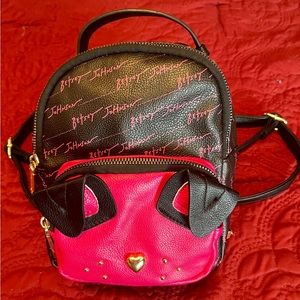 Betsey Johnson Backpack Purse. Be Mine Series.